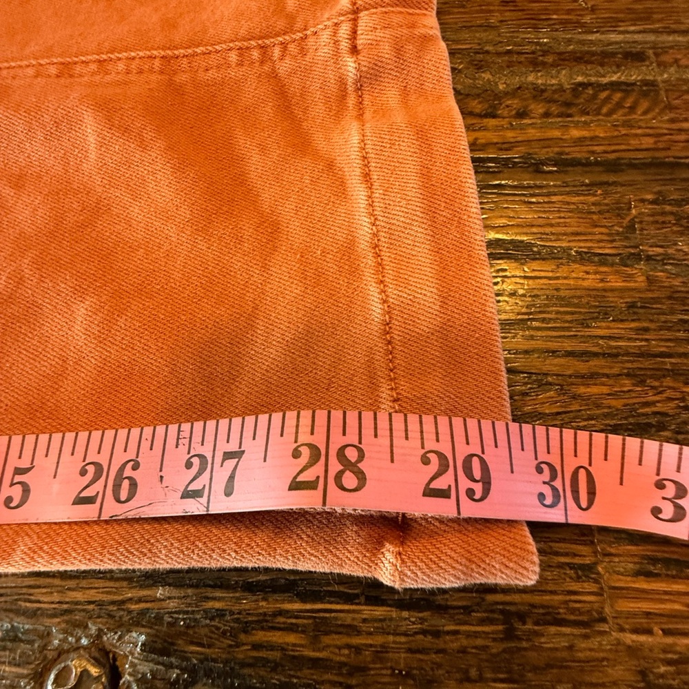 STS Blue 29 Stylish Front Seam Detailing Diane High Rise Rust Pants Wide Leg - Picture 15 of 17